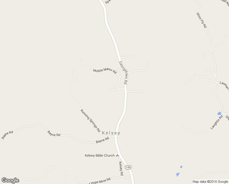 map of restaurants, bars, coffee shops, grocery stores, and more near 9461 California 193 in Kelsey