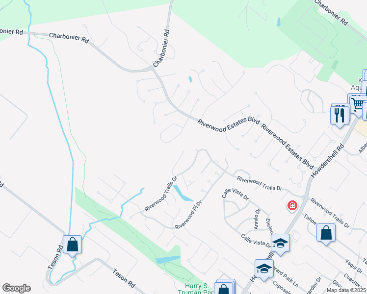 map of restaurants, bars, coffee shops, grocery stores, and more near 903 Zohner Court in Florissant