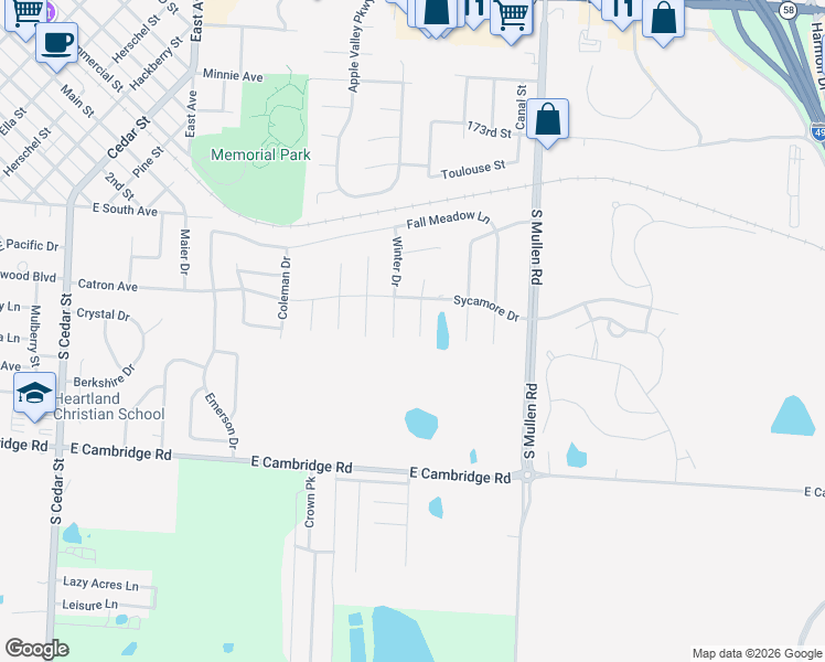 map of restaurants, bars, coffee shops, grocery stores, and more near 710 Hibiscus Circle in Belton
