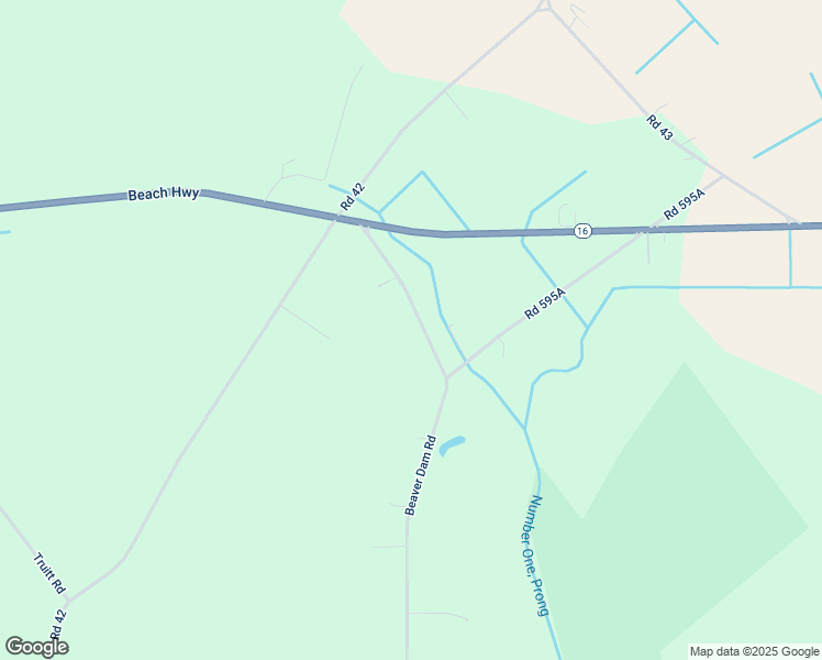map of restaurants, bars, coffee shops, grocery stores, and more near 13378 Road 595 in Ellendale