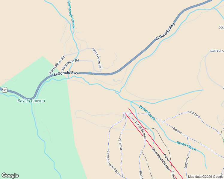 map of restaurants, bars, coffee shops, grocery stores, and more near 7770 Tamarack Pines Road in Twin Bridges
