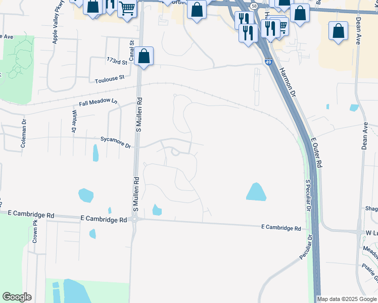 map of restaurants, bars, coffee shops, grocery stores, and more near 704 Emily Ave. in Belton