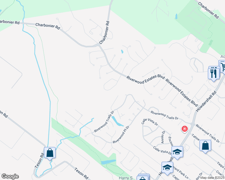 map of restaurants, bars, coffee shops, grocery stores, and more near 903 Zohner Court in Florissant