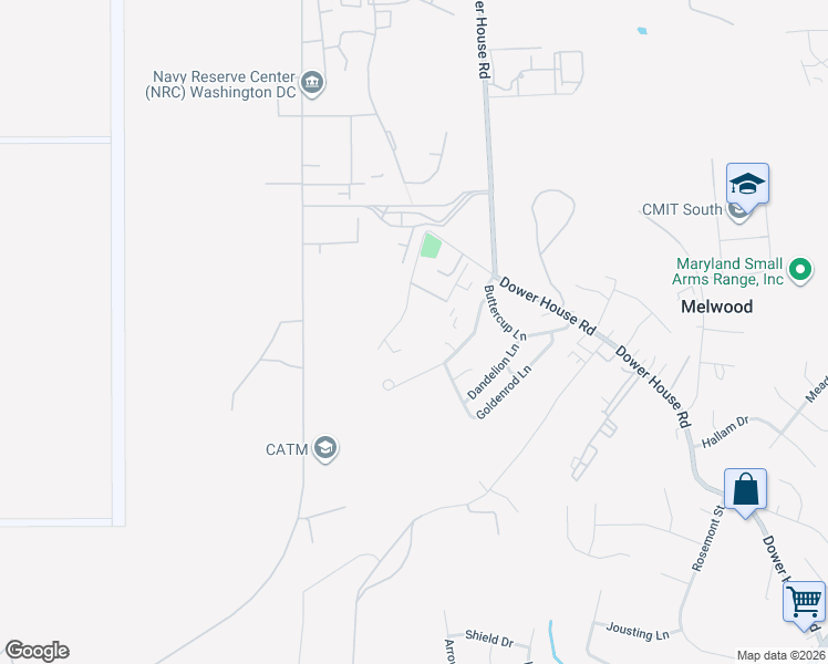 map of restaurants, bars, coffee shops, grocery stores, and more near 6210 Leapley Road in Upper Marlboro