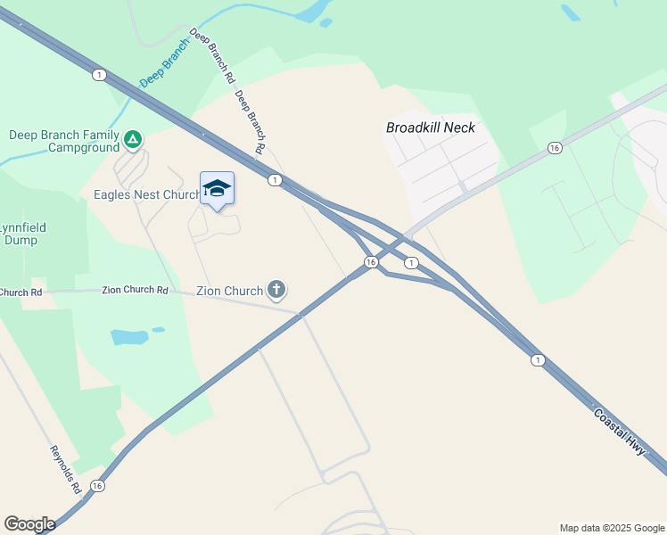 map of restaurants, bars, coffee shops, grocery stores, and more near 26843 Broadkill Road in Milton