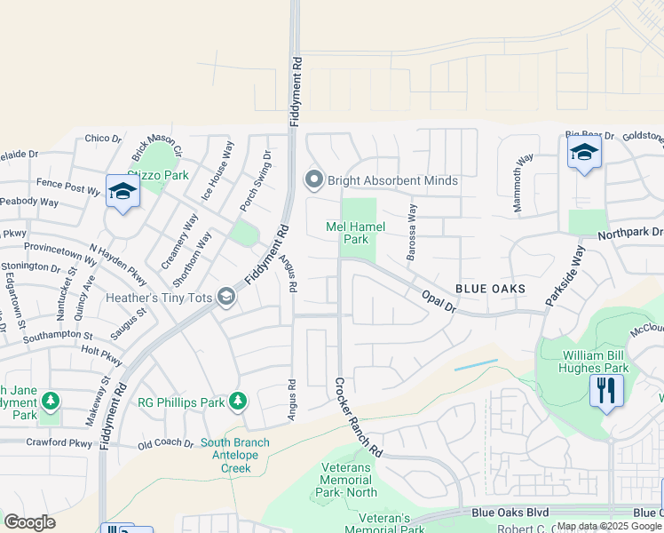 map of restaurants, bars, coffee shops, grocery stores, and more near 300 Bayonne Court in Roseville