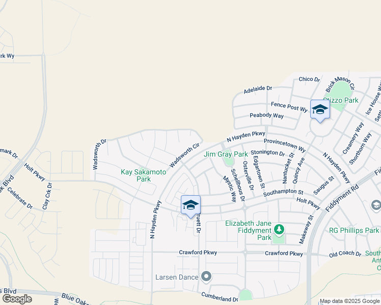 map of restaurants, bars, coffee shops, grocery stores, and more near 2648 Provincetown Way in Roseville