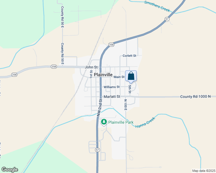 map of restaurants, bars, coffee shops, grocery stores, and more near 739 3rd Street in Plainville
