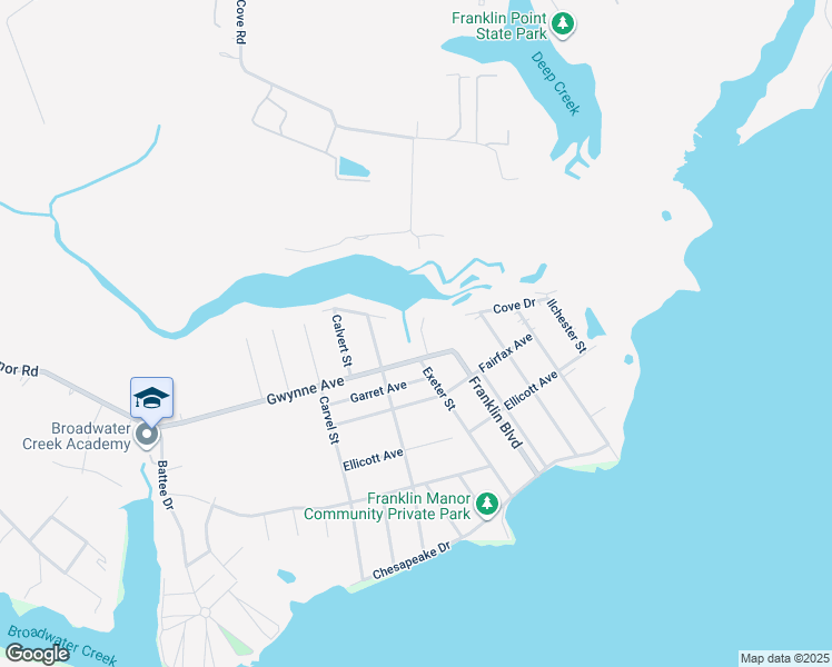 map of restaurants, bars, coffee shops, grocery stores, and more near 1238 Gwynne Avenue in Deale