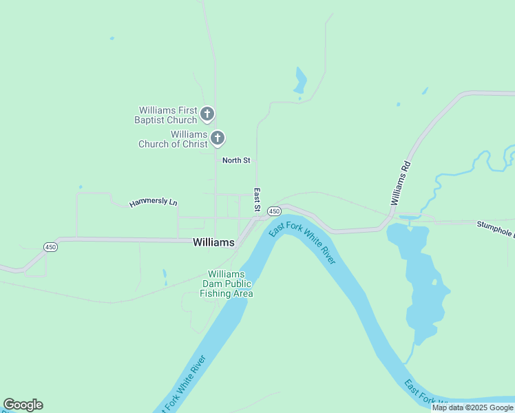 map of restaurants, bars, coffee shops, grocery stores, and more near 26 East Street in Williams