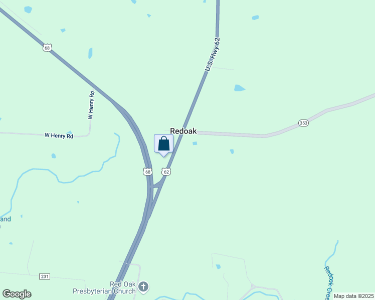 map of restaurants, bars, coffee shops, grocery stores, and more near 6080 U.S. 62 in Ripley