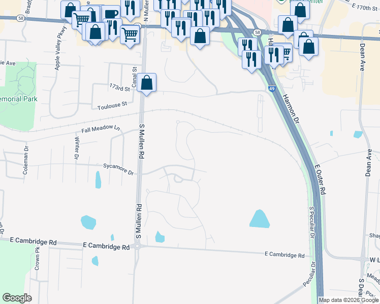 map of restaurants, bars, coffee shops, grocery stores, and more near 510 Maggie Court in Belton
