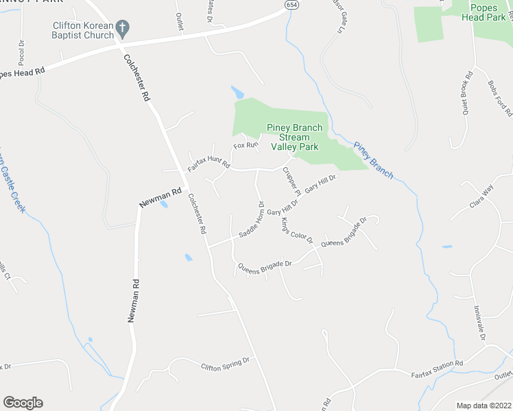 map of restaurants, bars, coffee shops, grocery stores, and more near 6114 Saddle Horn Drive in Fairfax