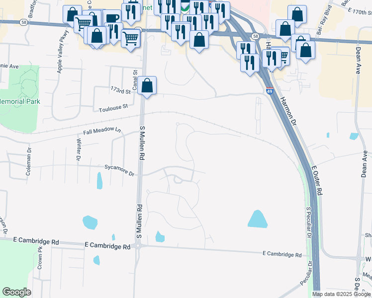 map of restaurants, bars, coffee shops, grocery stores, and more near 510 Maggie Court in Belton