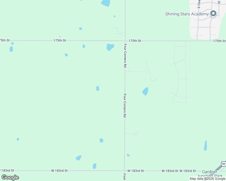 map of restaurants, bars, coffee shops, grocery stores, and more near 17800 Four Corners Road in Edgerton