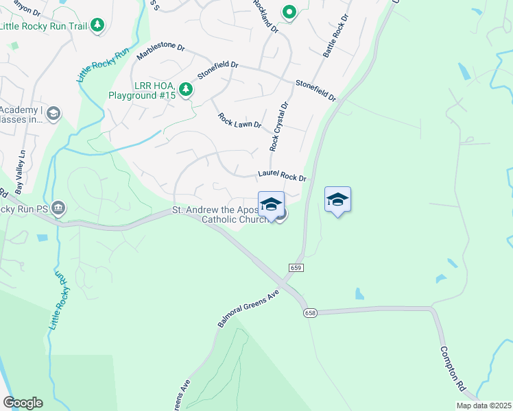 map of restaurants, bars, coffee shops, grocery stores, and more near 6717 Bunkers Ct in Clifton