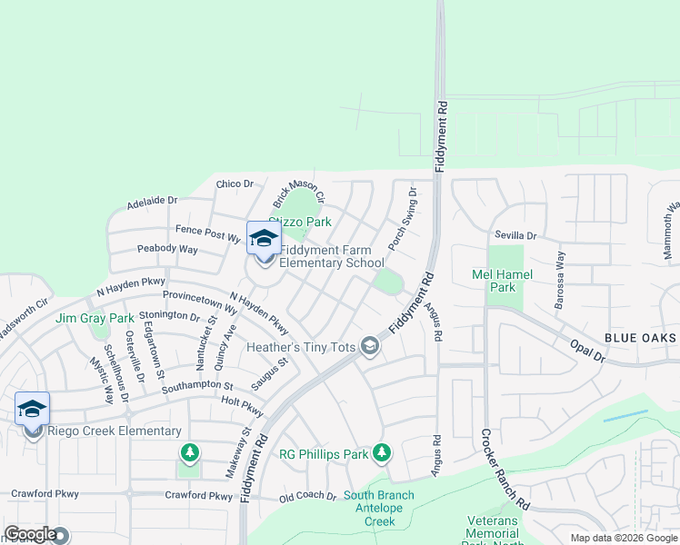 map of restaurants, bars, coffee shops, grocery stores, and more near 4129 Creamery Way in Roseville