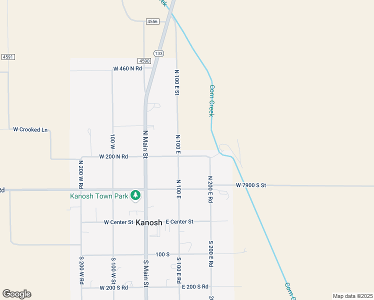 map of restaurants, bars, coffee shops, grocery stores, and more near 135 East 200 North Road in Kanosh