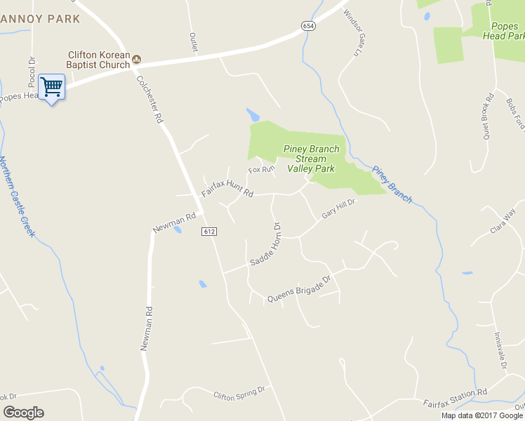 map of restaurants, bars, coffee shops, grocery stores, and more near 6102 Saddle Horn Drive in Fairfax
