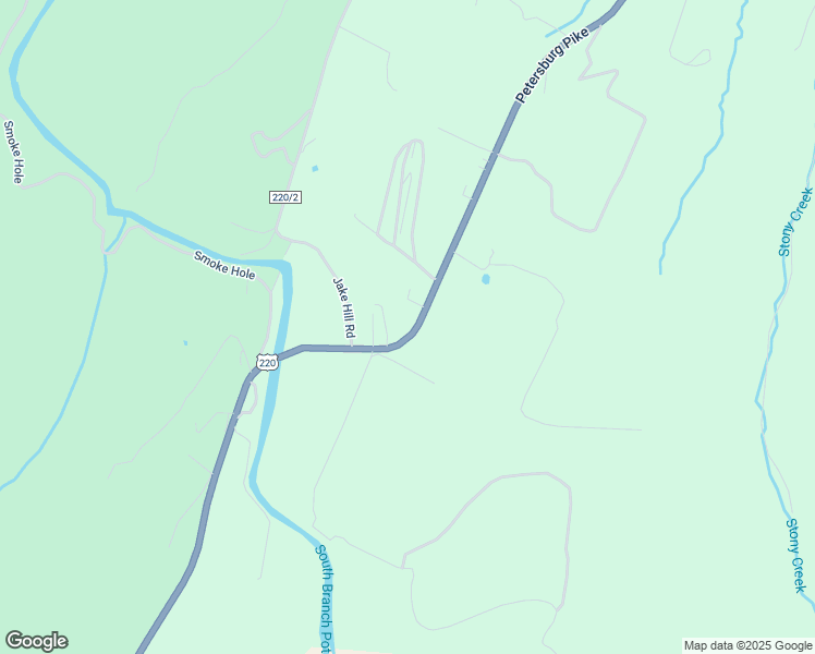 map of restaurants, bars, coffee shops, grocery stores, and more near 12999 Petersburg Pike in Upper Tract