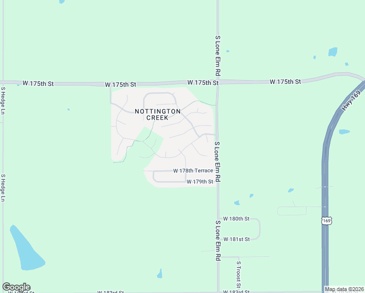 map of restaurants, bars, coffee shops, grocery stores, and more near 17765 Myrna Drive in Olathe