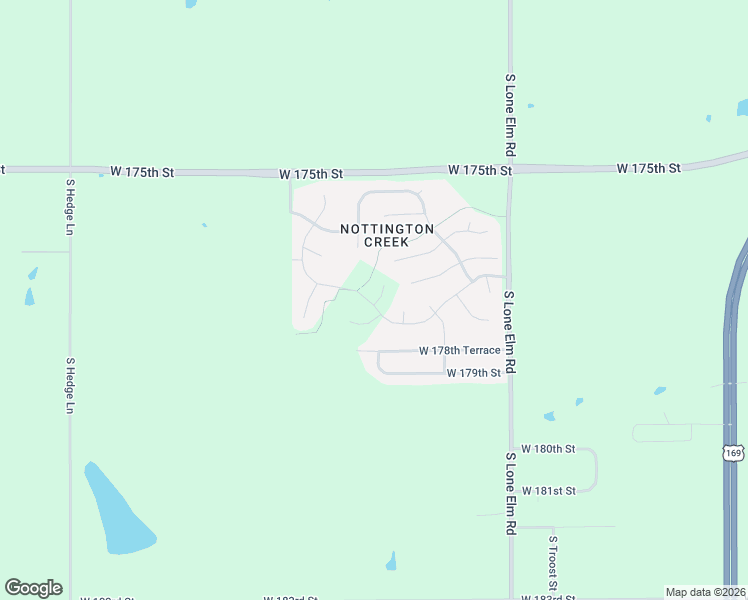map of restaurants, bars, coffee shops, grocery stores, and more near 21866 West 177th Terrace in Olathe