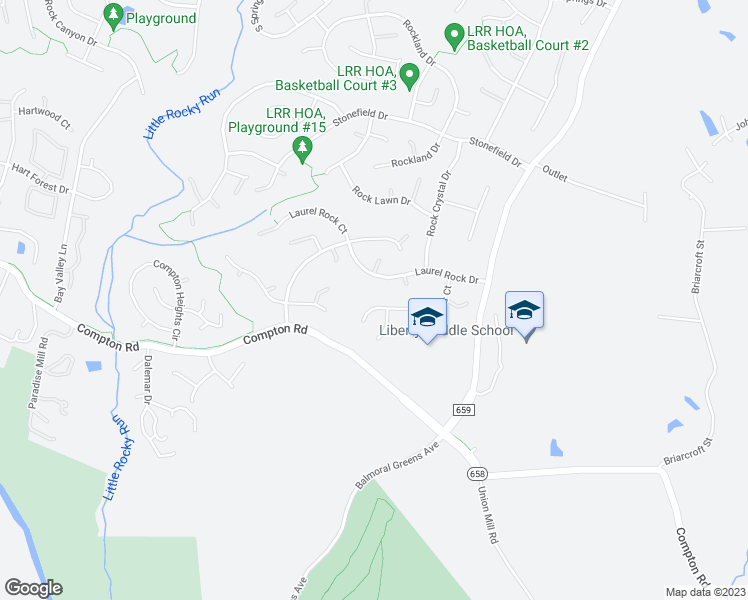 map of restaurants, bars, coffee shops, grocery stores, and more near 6726 Bunkers Court in Clifton