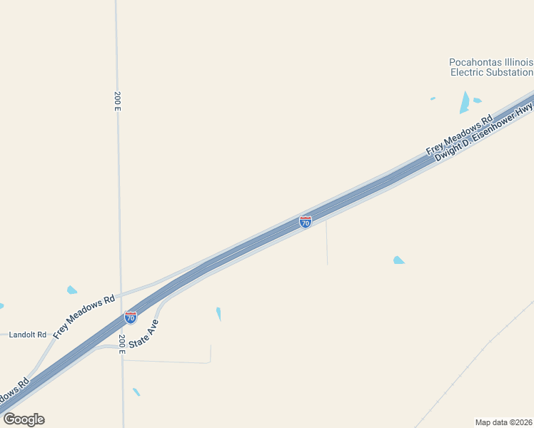 map of restaurants, bars, coffee shops, grocery stores, and more near 251 Frey Meadows Road in Pocahontas