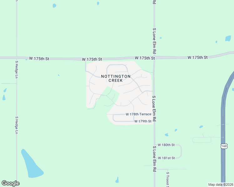 map of restaurants, bars, coffee shops, grocery stores, and more near 21862 West 177th Terrace in Olathe