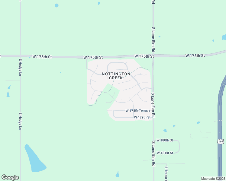 map of restaurants, bars, coffee shops, grocery stores, and more near 21866 West 177th Terrace in Olathe