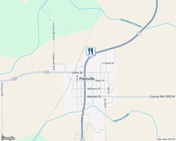 map of restaurants, bars, coffee shops, grocery stores, and more near 956 2nd Street in Plainville