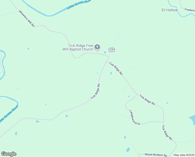 map of restaurants, bars, coffee shops, grocery stores, and more near 3115 Tick Ridge Road in Wheelersburg