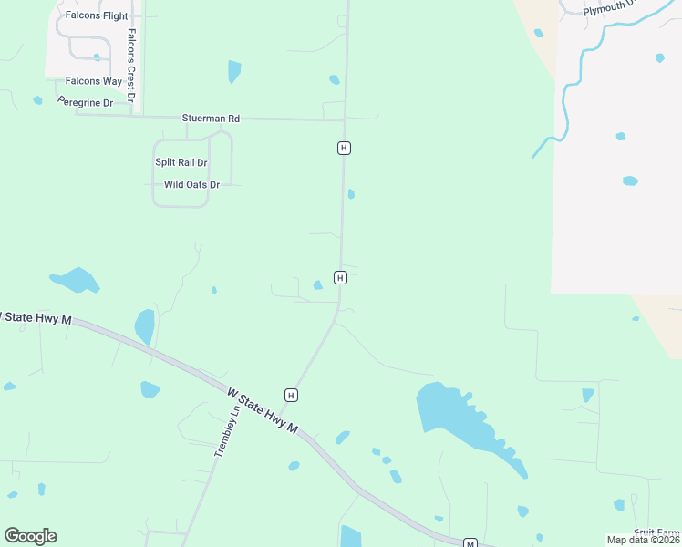 map of restaurants, bars, coffee shops, grocery stores, and more near 27913 State Highway H in Wright City