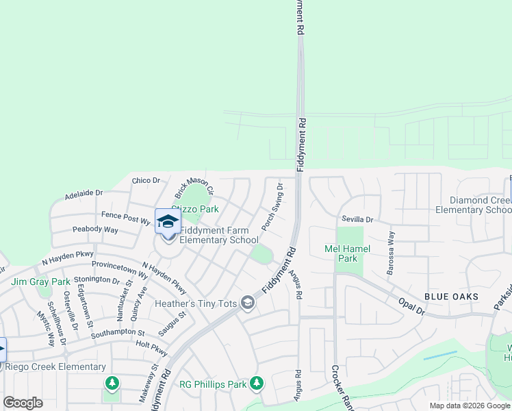 map of restaurants, bars, coffee shops, grocery stores, and more near 4080 Settlers Ridge Way in Roseville