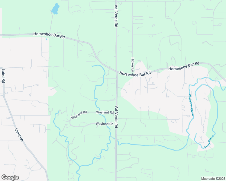 map of restaurants, bars, coffee shops, grocery stores, and more near 4170 Val Verde Road in Loomis