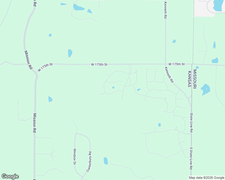 map of restaurants, bars, coffee shops, grocery stores, and more near 17557 Fairway Street in Stilwell