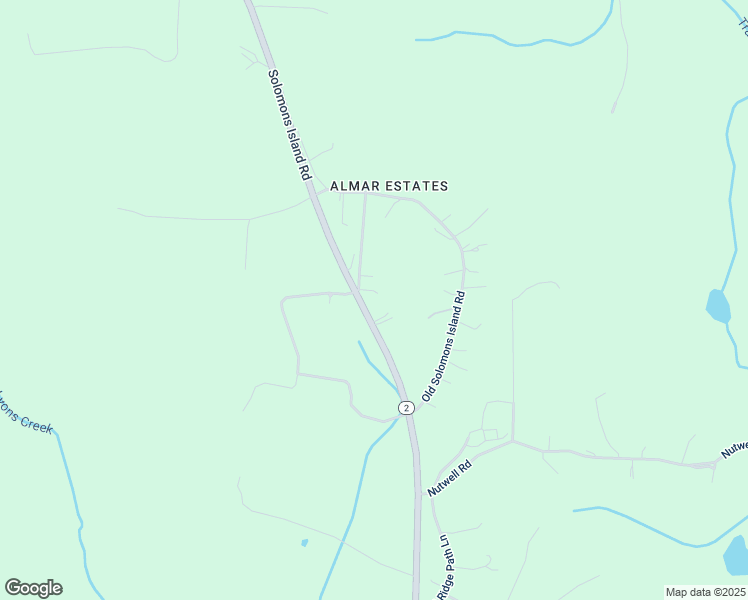 map of restaurants, bars, coffee shops, grocery stores, and more near 5485 Solomons Island Road in Lothian