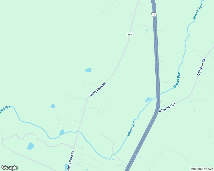 map of restaurants, bars, coffee shops, grocery stores, and more near 5483 Merry Oaks Road in The Plains