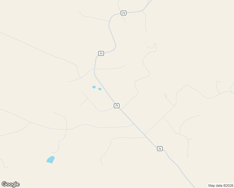 map of restaurants, bars, coffee shops, grocery stores, and more near 4680 County Road 71 in Guffey