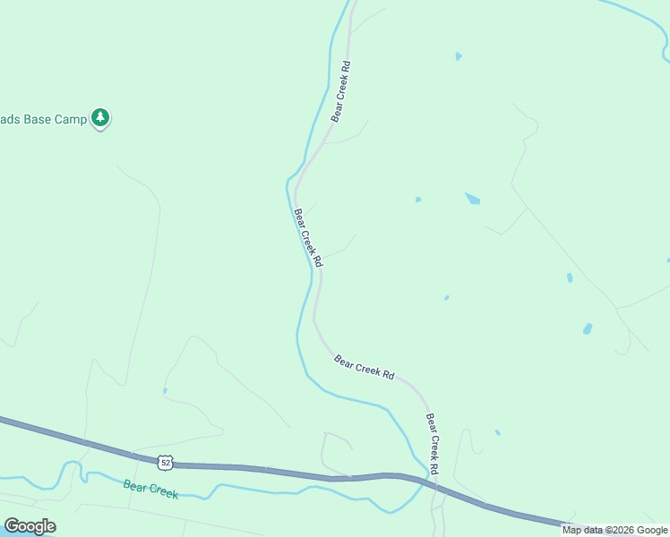 map of restaurants, bars, coffee shops, grocery stores, and more near 346 Bear Creek Road in Felicity