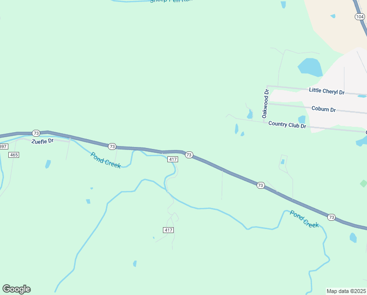 map of restaurants, bars, coffee shops, grocery stores, and more near 19213 Ohio 73 in McDermott