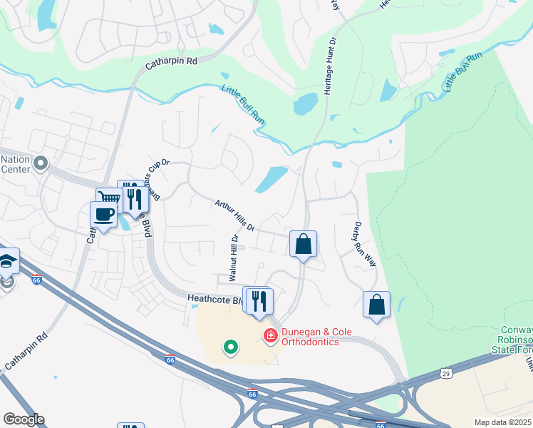 map of restaurants, bars, coffee shops, grocery stores, and more near in Gainesville