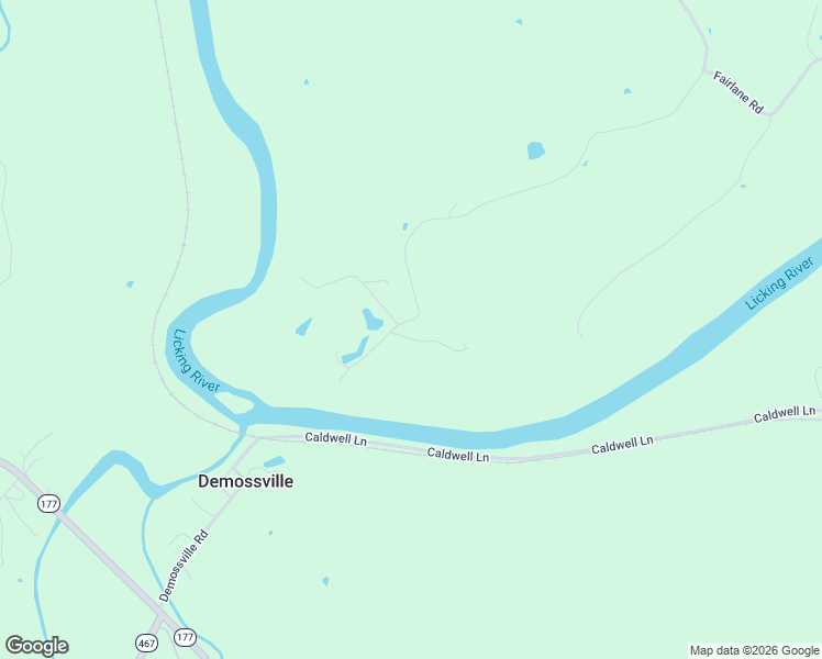 map of restaurants, bars, coffee shops, grocery stores, and more near 272 Demossville Road in Alexandria