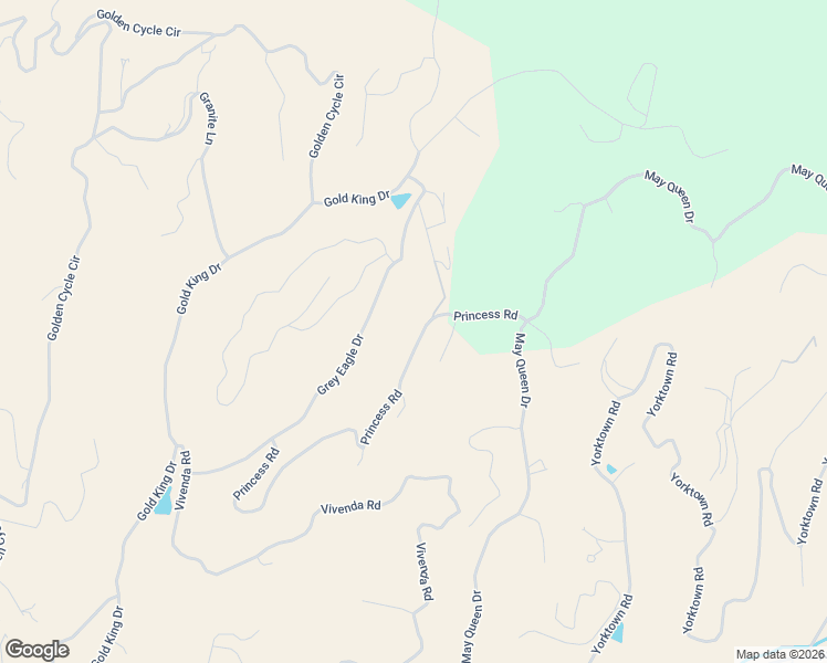 map of restaurants, bars, coffee shops, grocery stores, and more near 888 Princess Road in Cripple Creek