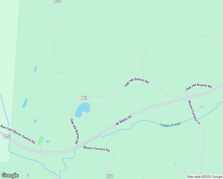 map of restaurants, bars, coffee shops, grocery stores, and more near 589 Oak Hill Branch Road in South Webster