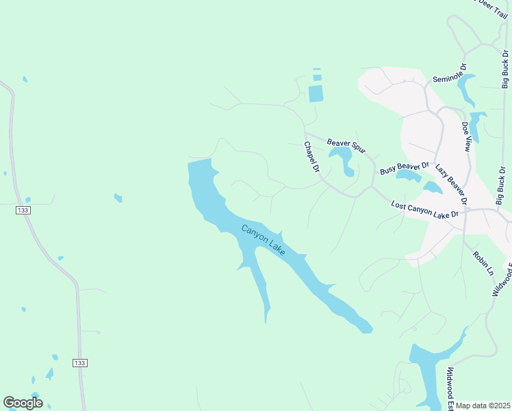 map of restaurants, bars, coffee shops, grocery stores, and more near 145 Lost Canyon Lake Drive in Steedman