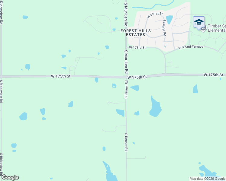 map of restaurants, bars, coffee shops, grocery stores, and more near 16875 West 175th Street in Olathe