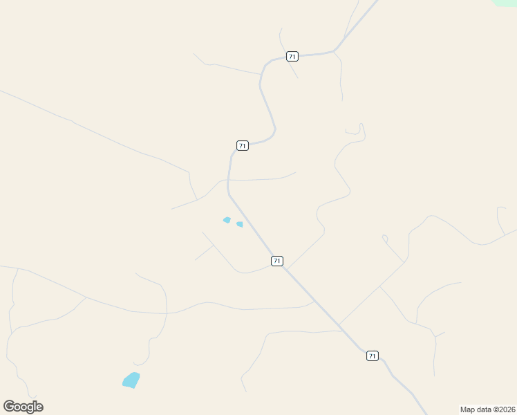 map of restaurants, bars, coffee shops, grocery stores, and more near 4510 County Road 71 in Guffey