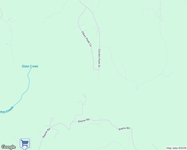 map of restaurants, bars, coffee shops, grocery stores, and more near 6459 Pikes Peak Circle in Garden Valley