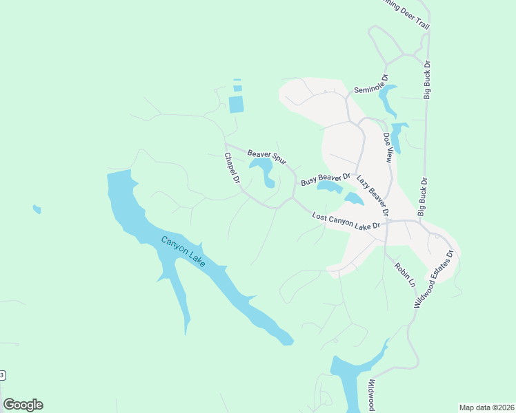 map of restaurants, bars, coffee shops, grocery stores, and more near 210 Lost Canyon Lake Trail in Steedman